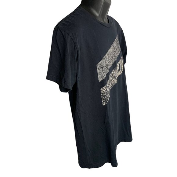 Hurley Crewneck Short Sleeve T Shirt M Black Graphic Cotton Pullover Skate Surf - Picture 5 of 6